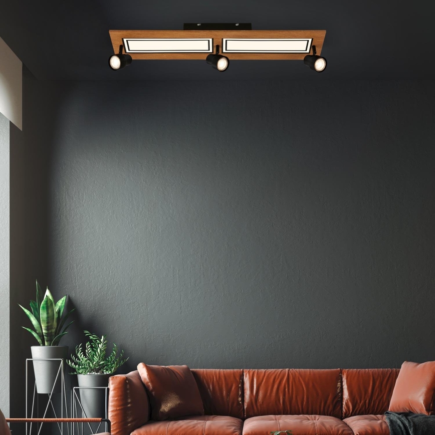 Brilo - Plafón LED LED/24W/230V + 3xGU10/9W 3000K