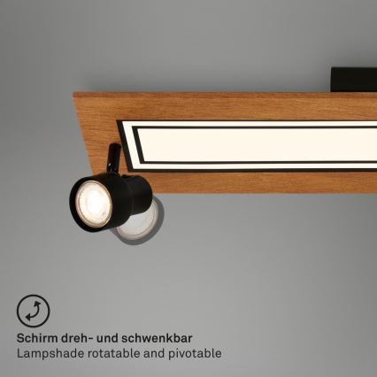 Brilo - Plafón LED LED/24W/230V + 3xGU10/9W 3000K