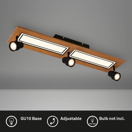 Brilo - Plafón LED LED/24W/230V + 3xGU10/9W 3000K