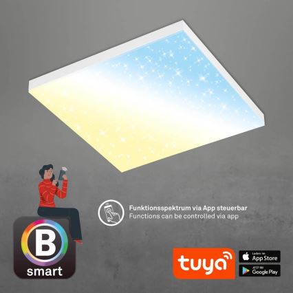Brilo - Plafón LED regulable FRAMELESS LED/24W/230V 3000-6500K Wi-Fi Tuya + control remoto