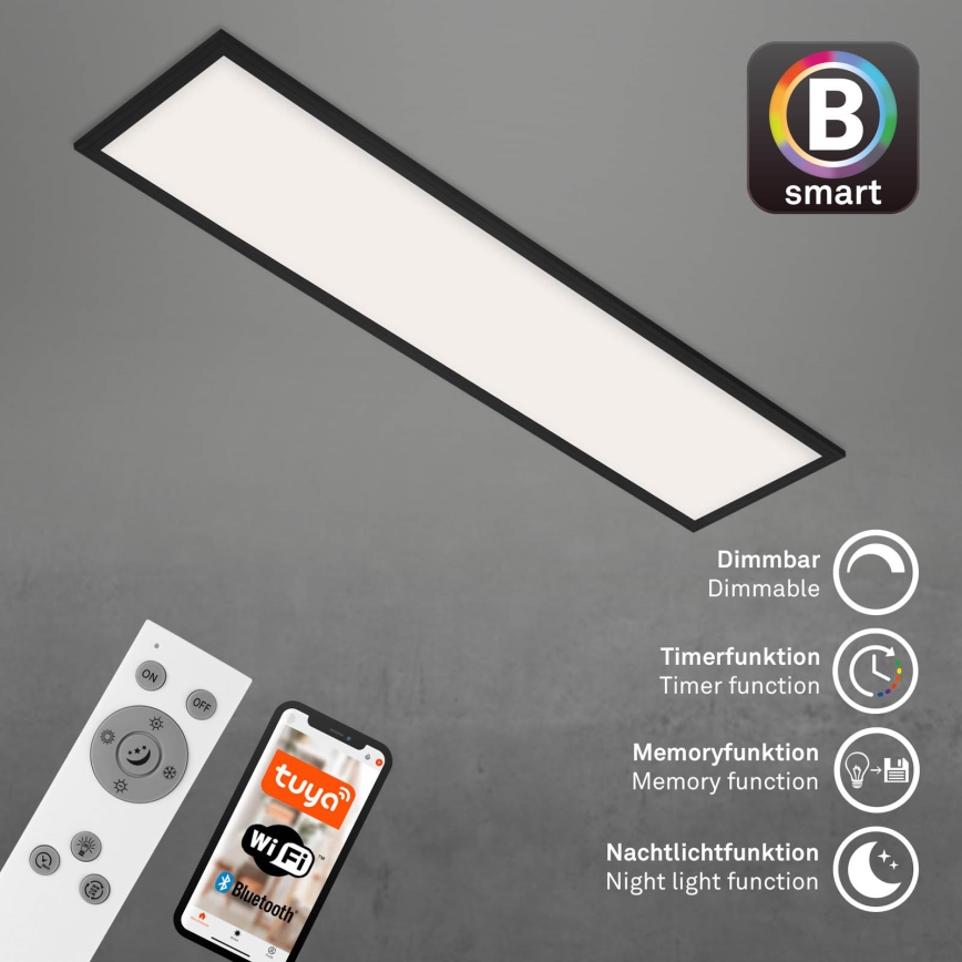 Brilo - Plafón LED regulable PIATTO LED/28W/230V 3000-6500K Wi-Fi Tuya + control remoto