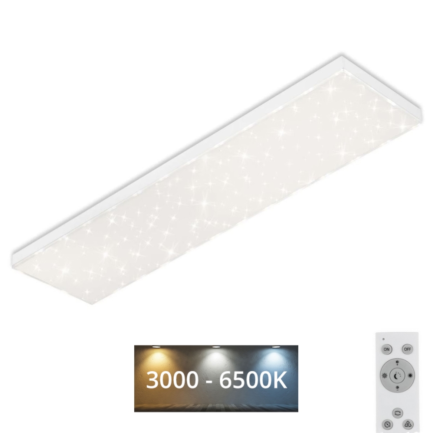 Brilo - Plafón LED regulable STARRY SKY LED/24W/230V 3000-6500K + control remoto