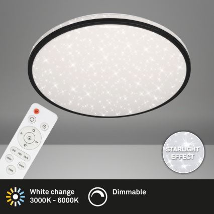 Brilo - Plafón LED regulable STARRY SKY LED/48W/230V 3000-6000K + control remoto