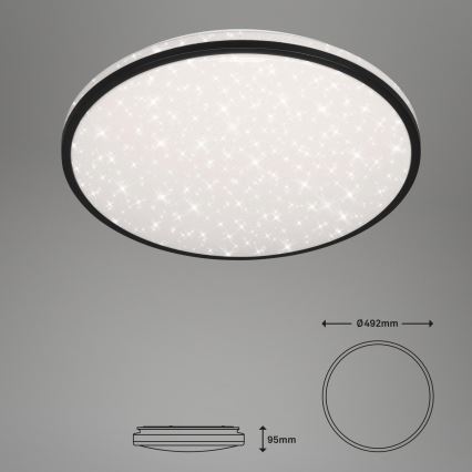 Brilo - Plafón LED regulable STARRY SKY LED/48W/230V 3000-6000K + control remoto