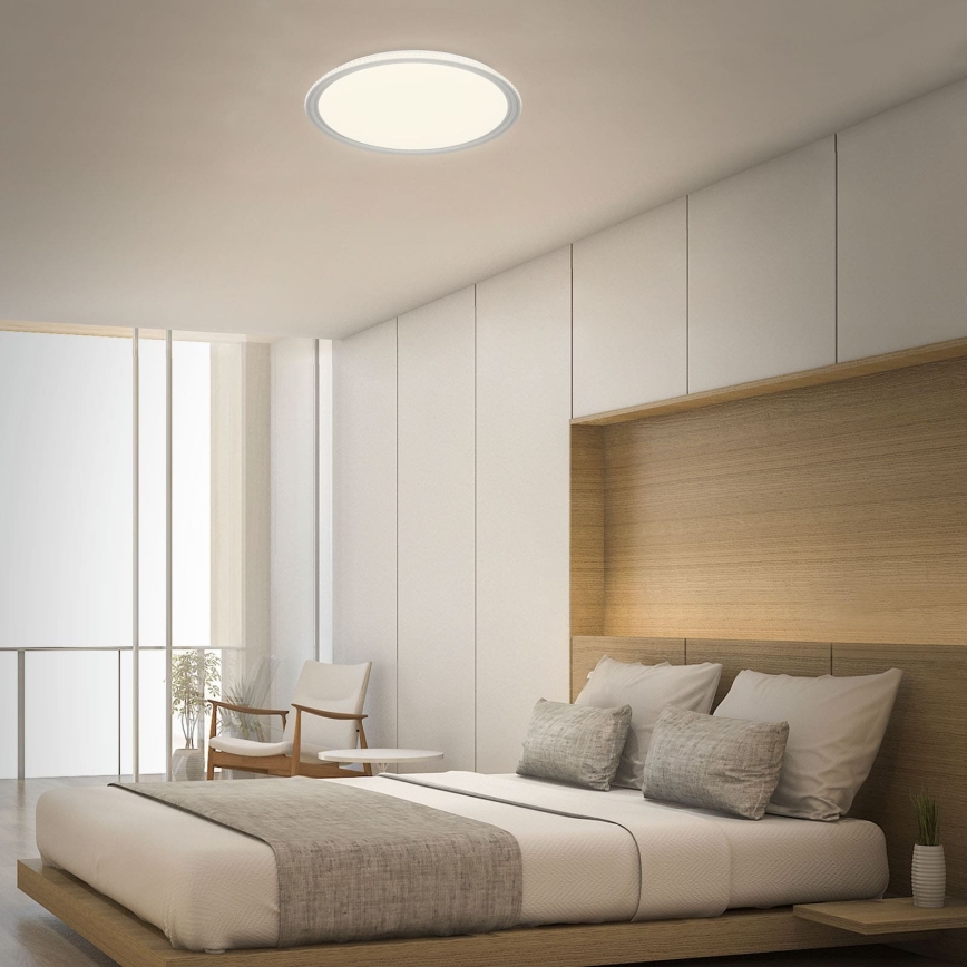 Brilo - Luminaria de techo LED RGB regulable LED/40W/230V 3000-6500K + mando a distancia