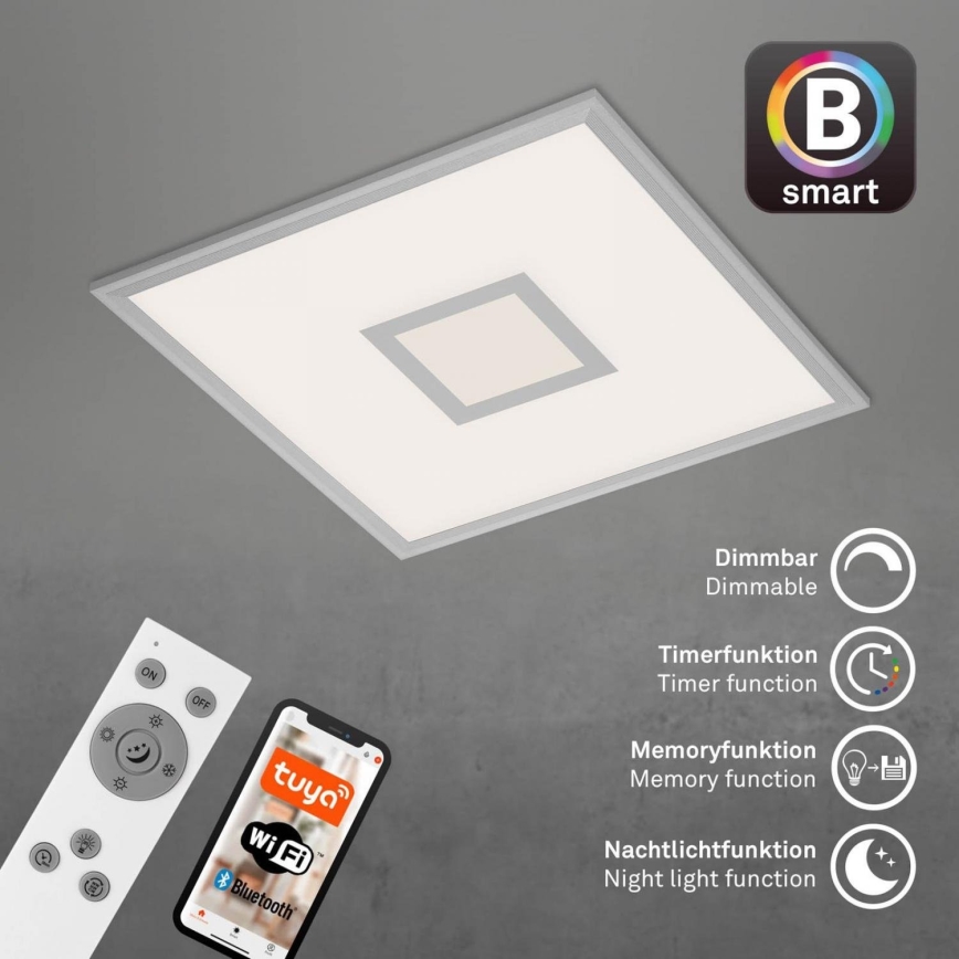 Brilo - Plafón LED RGB regulable CENTRO LED/24W/230V 2700-6500K Wi-Fi Tuya + control remoto