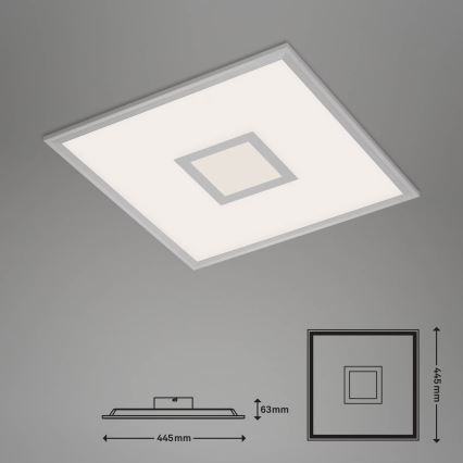 Brilo - Plafón LED RGB regulable CENTRO LED/24W/230V 2700-6500K Wi-Fi Tuya + control remoto