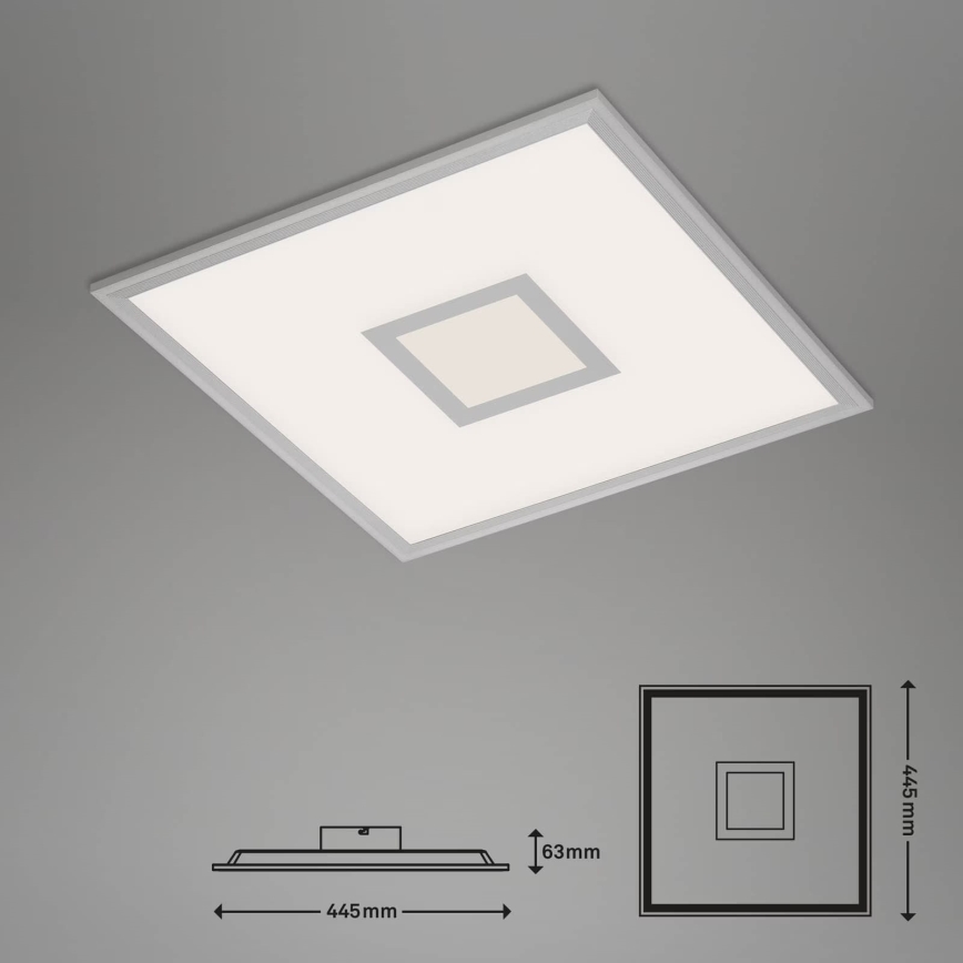 Brilo - Plafón LED RGB regulable CENTRO LED/24W/230V 2700-6500K Wi-Fi Tuya + control remoto