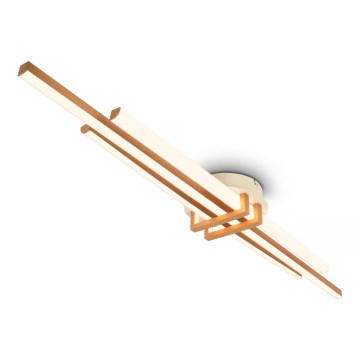 Brilo - Plafón TINKA LED/30W/230V 3000K color cobre