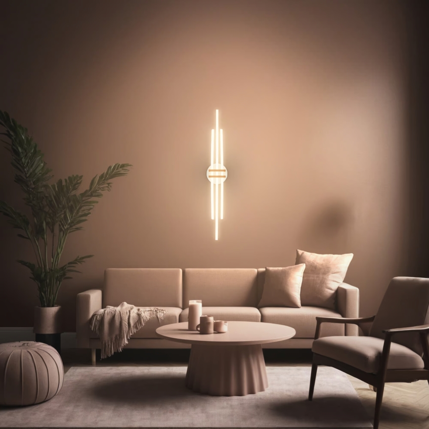 Brilo - Plafón TINKA LED/30W/230V 3000K color cobre