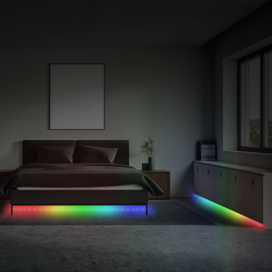 Brilo - Tira LED RGBW regulable MUSIC 6,65m LED/18W/230V Wi-Fi Tuya + control remoto