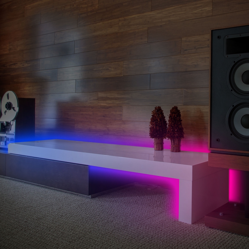 Brilo - Tira LED RGBW regulable MUSIC 6,65m LED/18W/230V Wi-Fi Tuya + control remoto