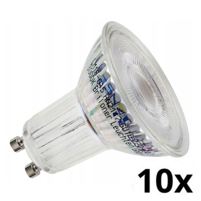 Briloner 0548-003 - SET 10x Bombilla LED GU10/3,5W/230V 3000K