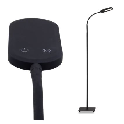 Briloner 1297-015 - Lámpara de pie flexible LED regulable LED/6,6W/230V 3000K/4000K/6000K