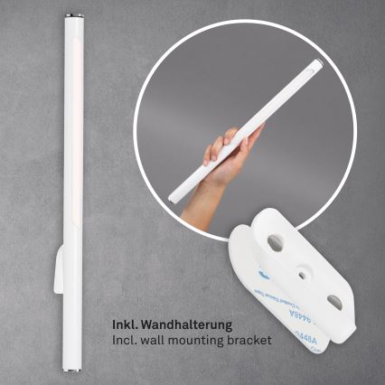 Briloner 1384-016 - Lámpara de pie LED táctil regulable 2en1 EVERYWHERE LED/2,3W/5V 2000 mAh