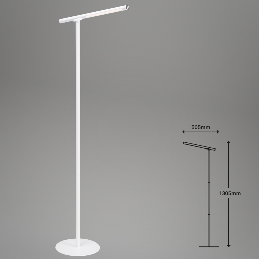 Briloner 1384-016 - Lámpara de pie LED táctil regulable 2en1 EVERYWHERE LED/2,3W/5V 2000 mAh