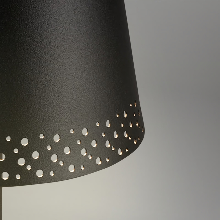 Briloner 1438015 - Lámpara de pie LED regulable KIKI LED/4,3W/5V IP44 2600 mAh negra