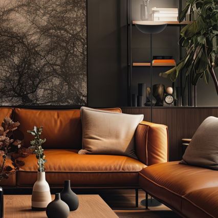 Briloner 1500015 - Lámpara de pie regulable ESTATE LED/8W/5V 4000 mAh negra