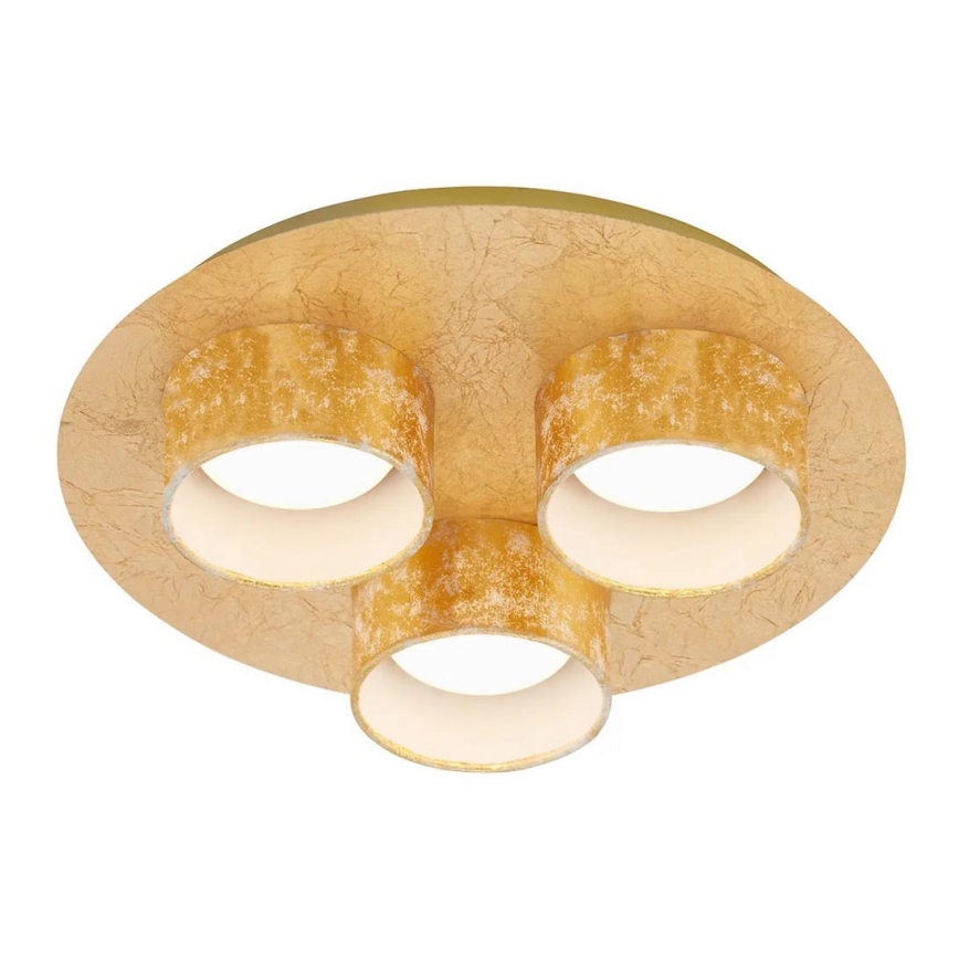 Briloner 2038-037 - Plafón LED PRO 3xLED/5W/230V dorado