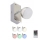 Briloner 2040-012 - Foco empotrable LED RGB regulable LED/3,3W/230V + mando a distancia