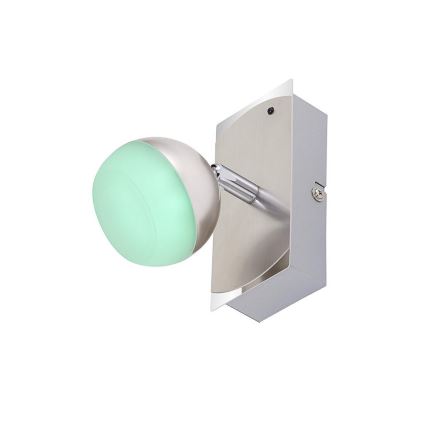 Briloner 2040-012 - Foco LED RGB regulable 1xLED/3,3W/230V + mando a distancia