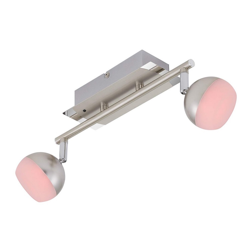 Briloner 2040-022 - LED RGB Foco regulable 2xLED/3,3W/230V + control remoto