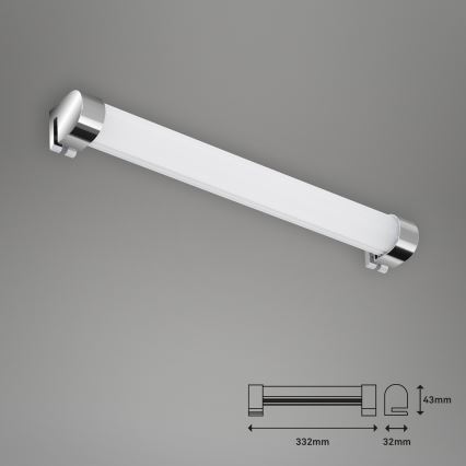 Briloner 2059-018 - Iluminación LED para espejos de baño SPLASH LED/8W/230V IP44