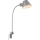 Briloner 2079-014 - Lámpara flexible de pared 1xE27/10W/230V plata