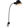 Briloner 2079-015 - Lámpara flexible de pared 1xE27/10W/230V negro