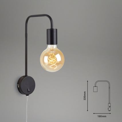 Briloner 2086-015 - Aplique de pared 1xE27/10W/230V