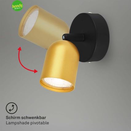 Briloner 2145-017 - Aplique de pared con foco 1xGU10/9W/230V