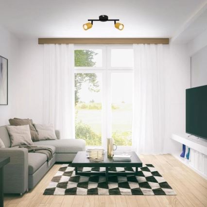 Briloner 2145-027 - Foco direccional 2xGU10/9W/230V