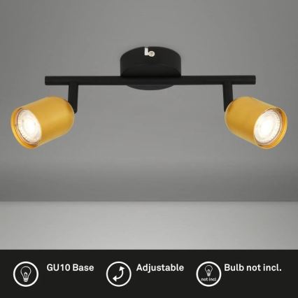 Briloner 2145-027 - Foco direccional 2xGU10/9W/230V