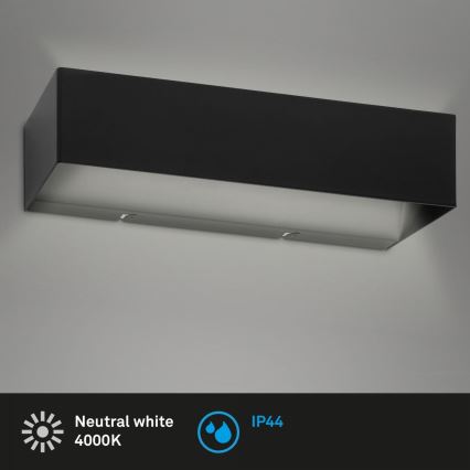 Briloner 2204-015 - Aplique LED para exterior LED/8W/230V IP44 negro