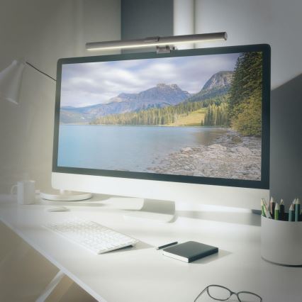 Briloner 2303-015 - Iluminación LED regulable para monitores LED/3,5W/230V 2700/4000/6500K
