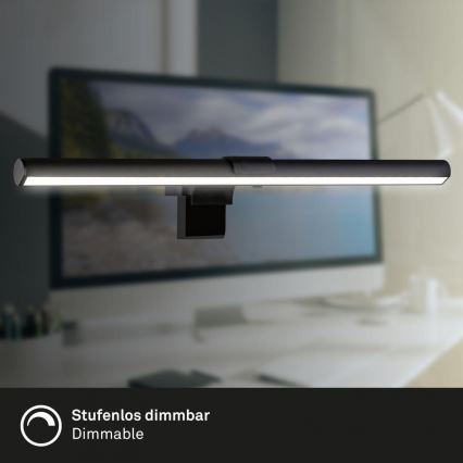 Briloner 2303-015 - Iluminación LED regulable para monitores LED/3,5W/230V 2700/4000/6500K