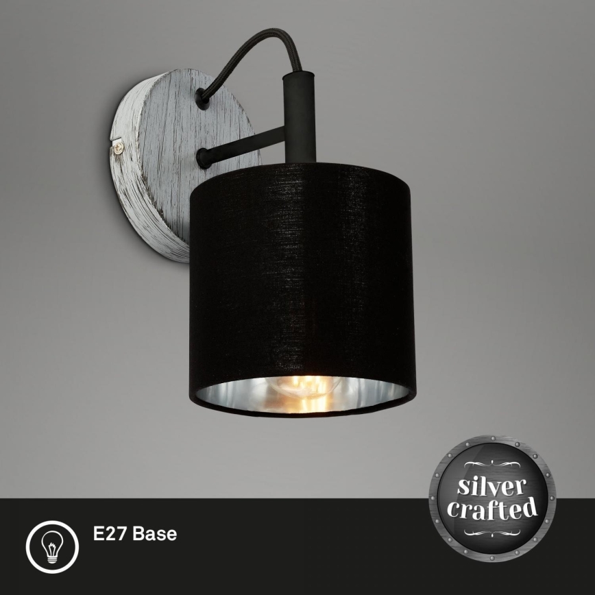 Briloner 2737-014 - Aplique SILVER CRAFTED 1xE14/25W/230V