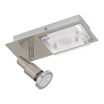 Briloner 2879-022 - Lámpara de techo LED COMBINATA 1xGU10/3W + LED/5W/230V