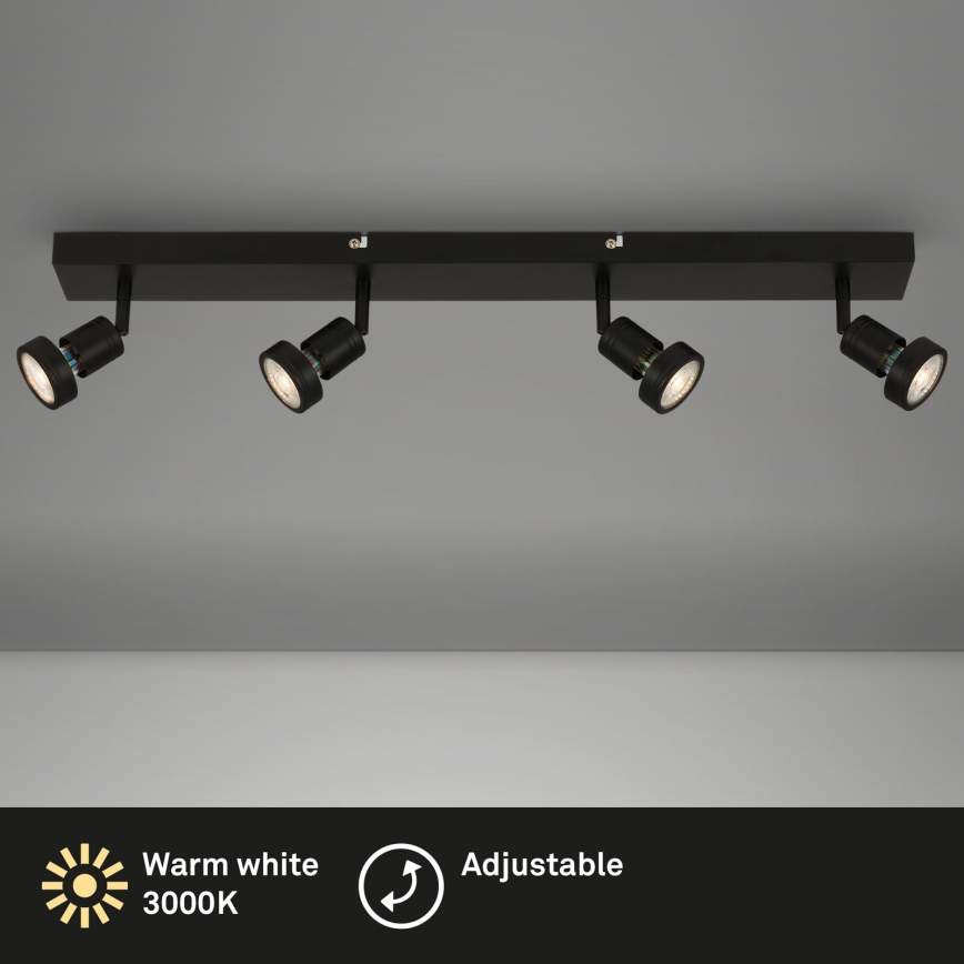 Briloner 2926-045 - Luminaria LED de focos 4xGU10/4,9W/230V