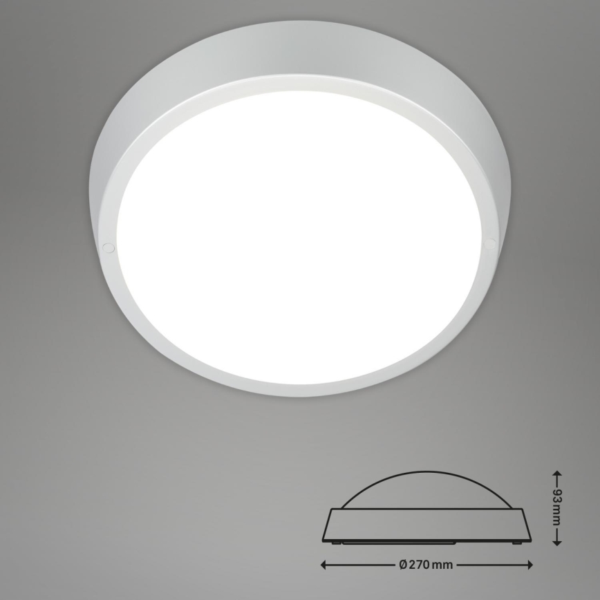Briloner 3018-014 - Plafón LED de baño HAGEN LED/24W/230V IP44 blanco