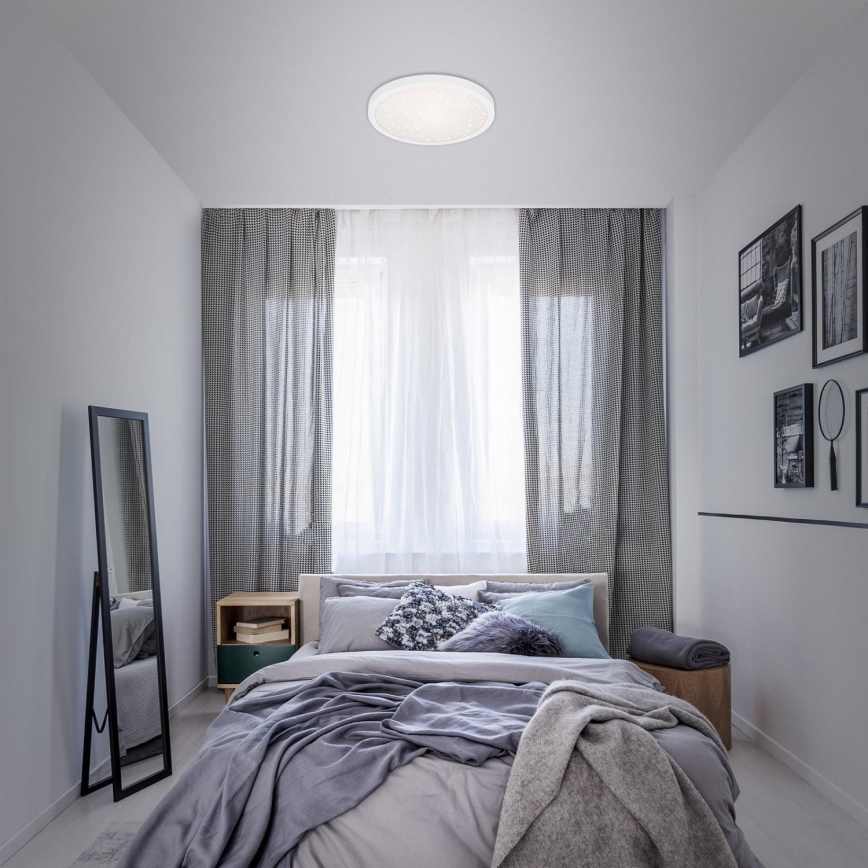 Briloner 3071-016 - Plafón LED RUNA LED/24W/230V 4000K diá. 38 cm blanco
