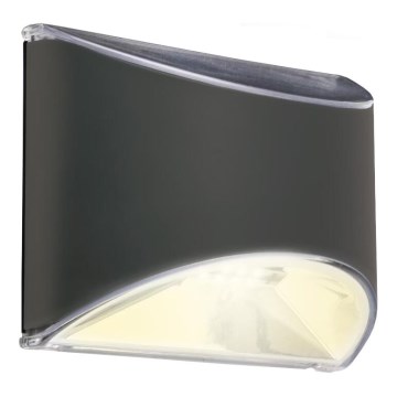 Briloner 3133015 - LED Lámpara solar de pared LED/2W/3,7V IP44 3000K 300 mAh