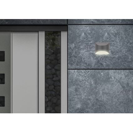 Briloner 3133015 - LED Lámpara solar de pared LED/2W/3,7V IP44 3000K 300 mAh