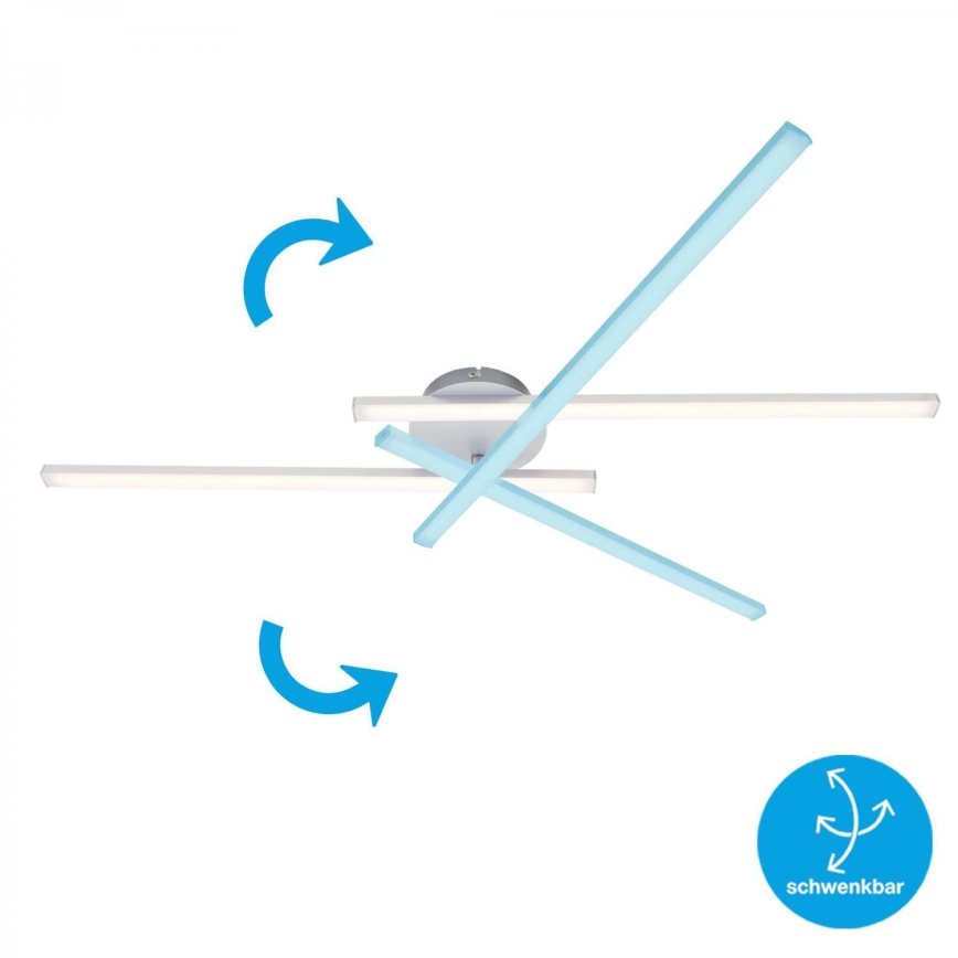 Briloner 3163-029 - Lámpara de techo LED GO 2xLED/9W/230V