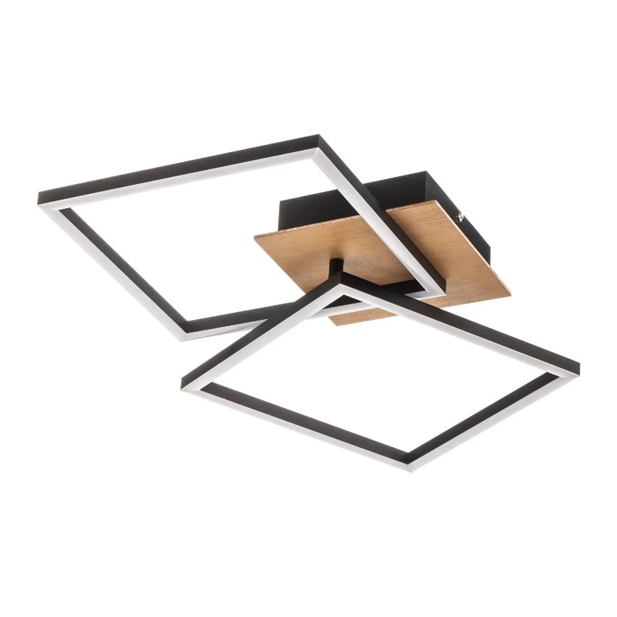 Briloner 3210-014 - Plafón LED regulable FRAME 2xLED/11W/230V marrón