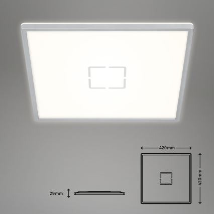 Briloner 3393-014 - Plafón LED FREE LED/22W/230V 42x42 cm