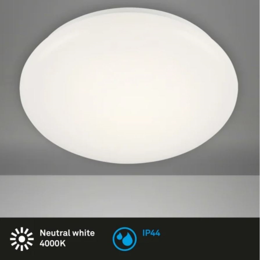 Briloner 3407-016 - Plafón LED de baño SPLASH LED/18W/230V IP44