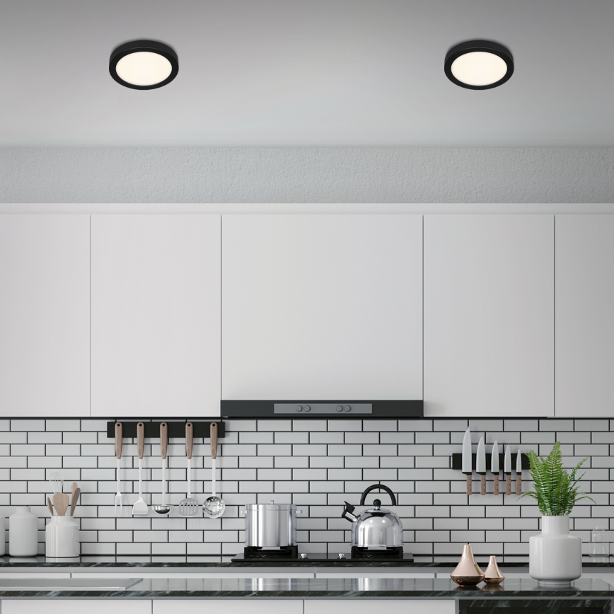 Briloner 3465-415 - Plafón LED FIRE LED/16,5W/230V diá. 22,5 cm