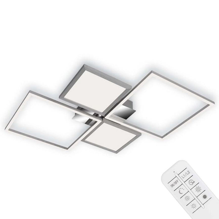 Briloner 3530-018 - Lámpara de techo LED regulable FRAME LED/40W/230V 3000-6500K + control remoto
