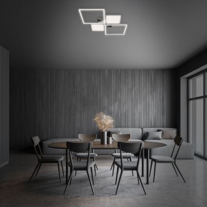 Briloner 3530-018 - Lámpara de techo LED regulable FRAME LED/40W/230V 3000-6500K + control remoto